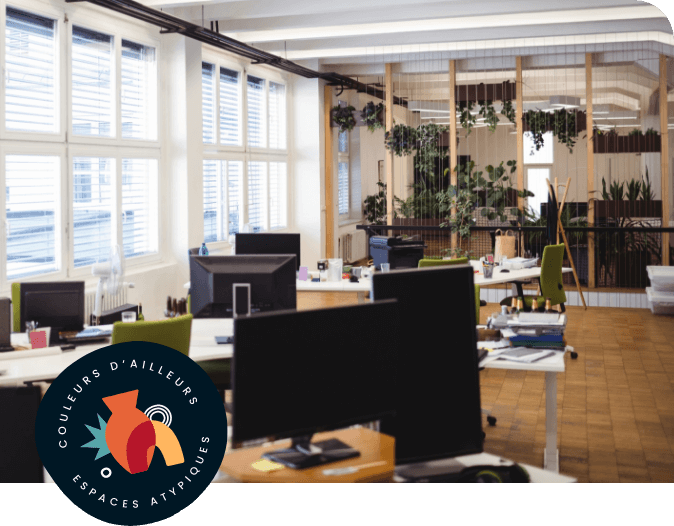 Couleurs d’Ailleurs, architecte d’intérieur spécialiste de l'aménagement locaux professionnels : des espaces fonctionnels et inspirants.